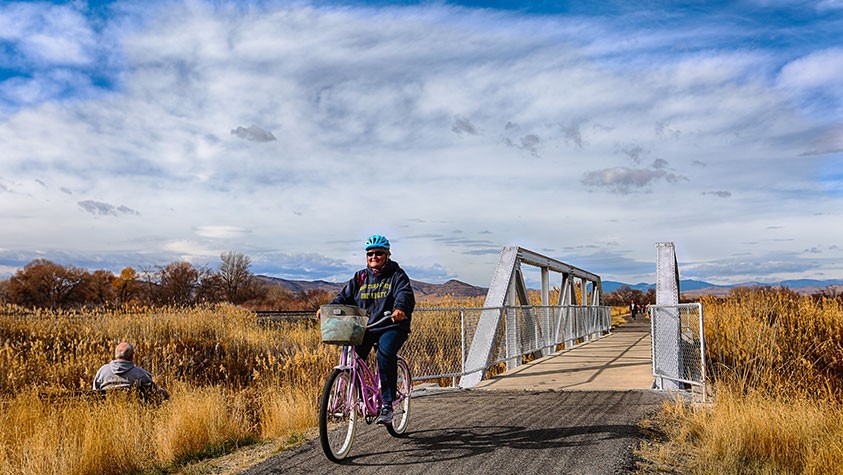 Image from Rails to Trails, Great American Rail-Trail. Photo by Scott Stark, Courtesy of Rails-to-Trail Conservancy